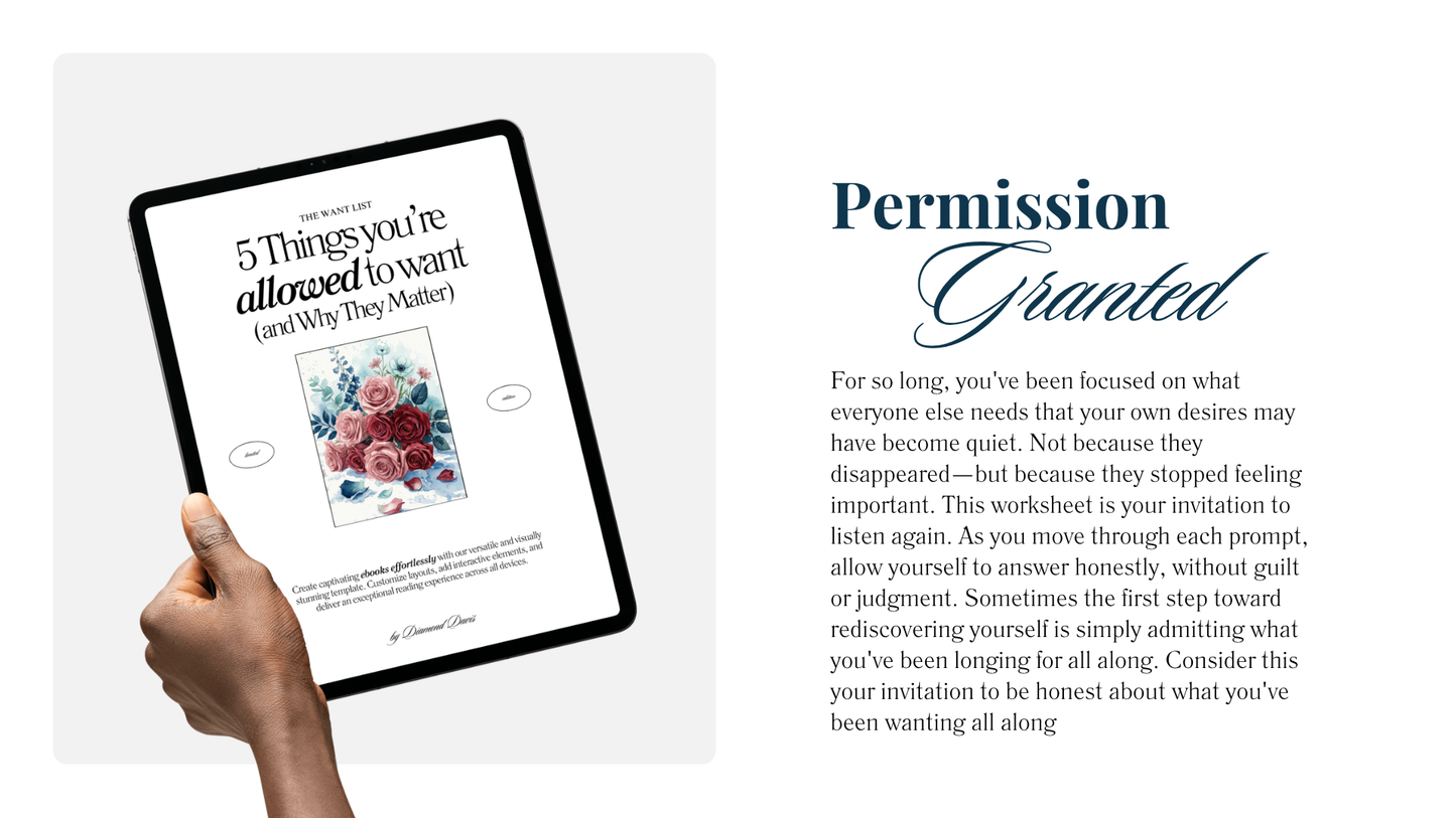 The Want List: 5 Things You're Allowed to Want (But Stopped Admitting You Did)