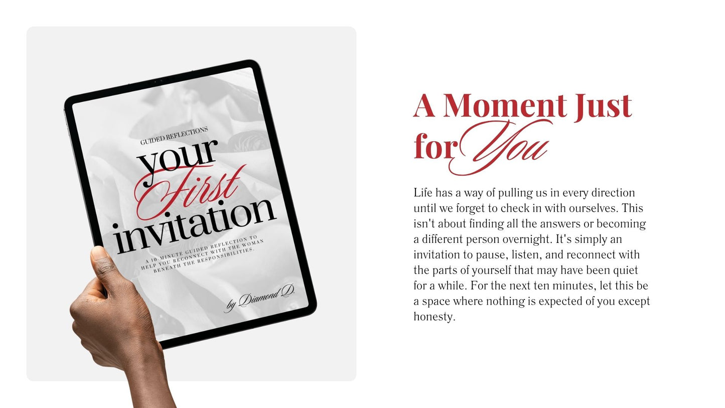 Your First Invitation: 10-minute guided reflection