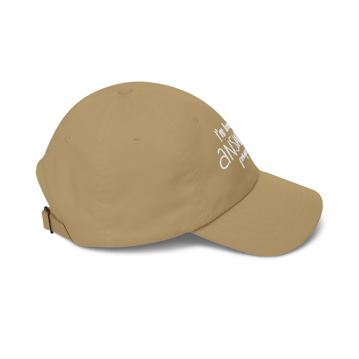I'm Living in Answered Prayers Dad Cap | Embroidered Scripture Baseball Hat