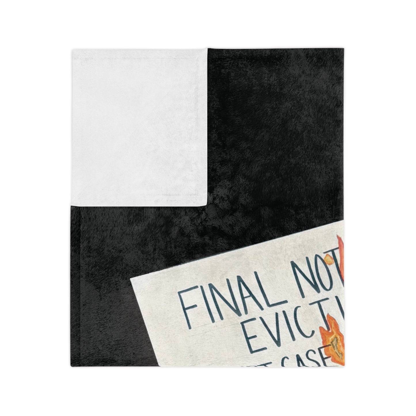 Fear Eviction Notice Microfiber Blanket