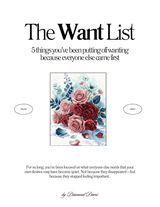 The Want List: 5 things you've been putting off wanting because everyone else came first