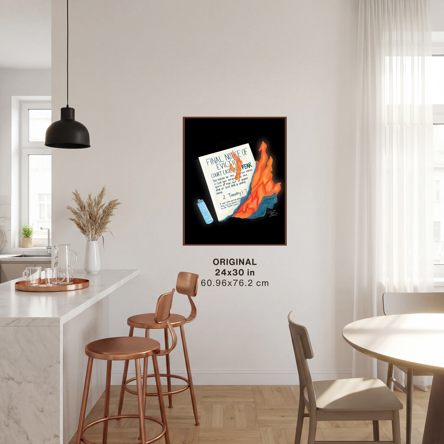 Fear Eviction Notice (Art Print)