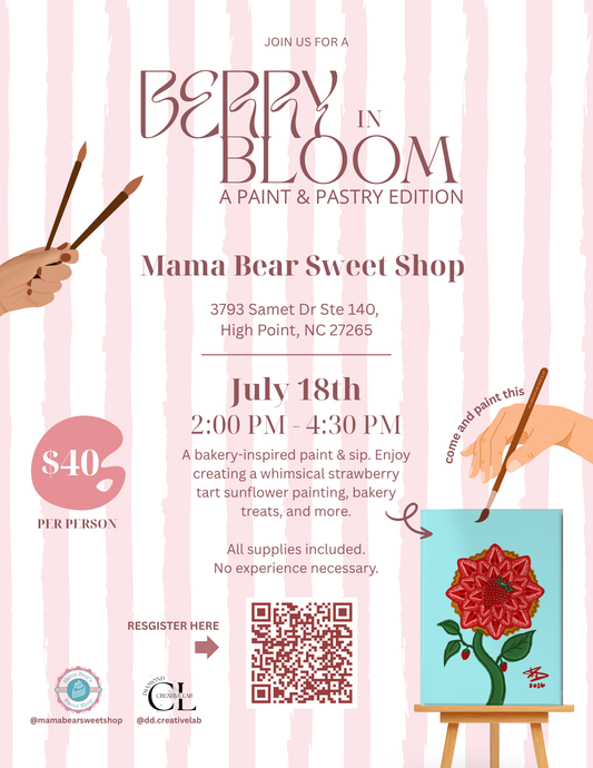 Berry in Bloom: Paint & Sip